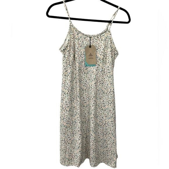 NWT prAna Granite Springs Dress in Canvas‎ Alotta Dots Size SMALL - Picture 3 of 12